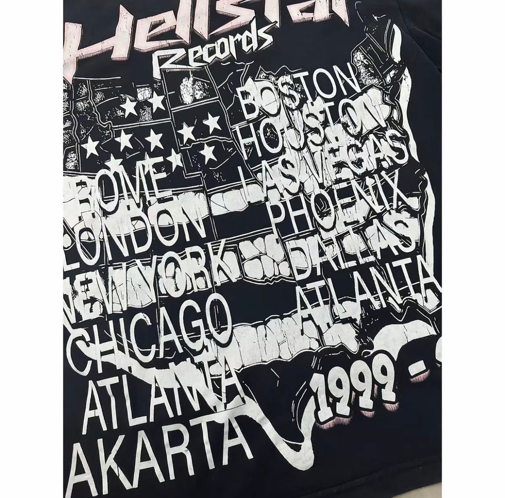 Hellstar Records "Electric Brain" Skull Graphic Tee
