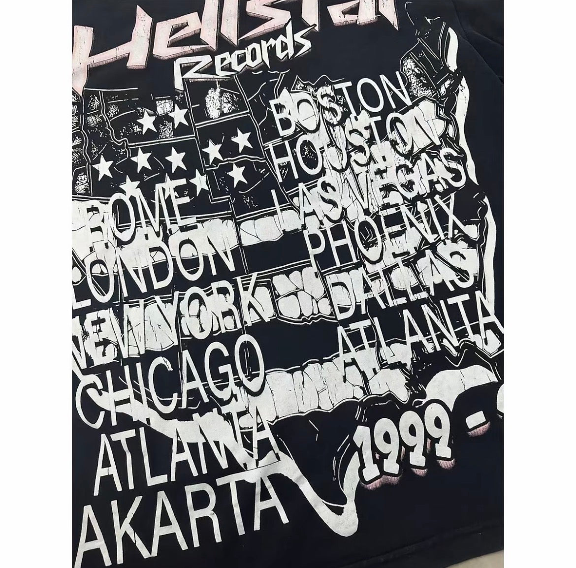 Hellstar Records "Electric Brain" Skull Graphic Tee