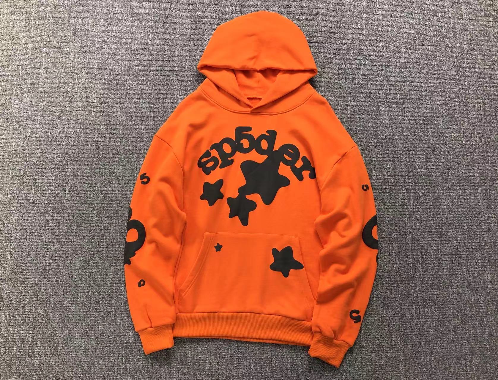 Sp5der Beluga Hoodie Orange