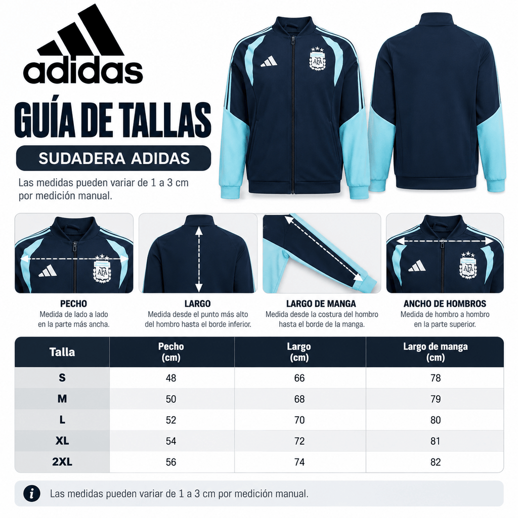 Campera Adidas de Argentina 2026