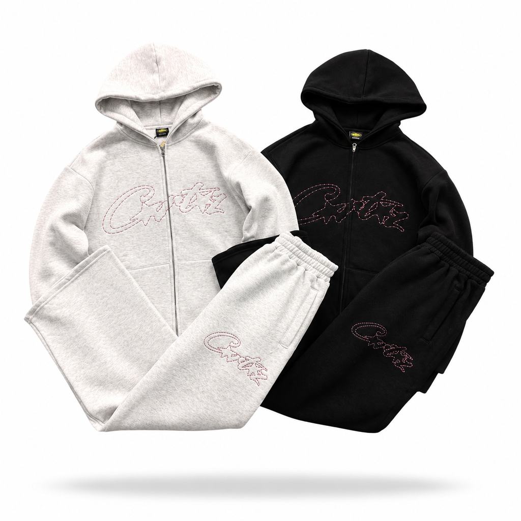 Corteiz Rhinestone Alcatraz Tracksuit Set