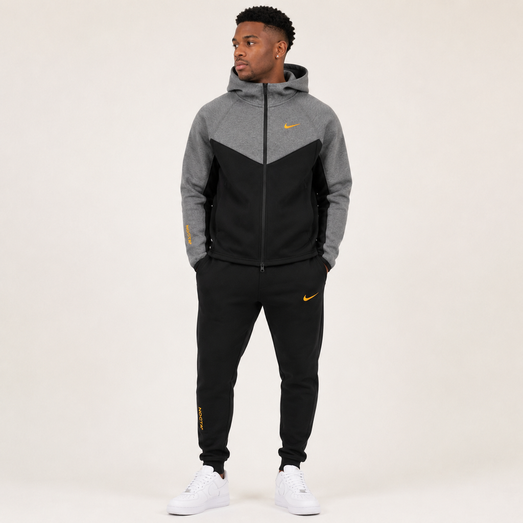 Nike NOCTA Tech Fleece “Dark Grey Heather / Black”