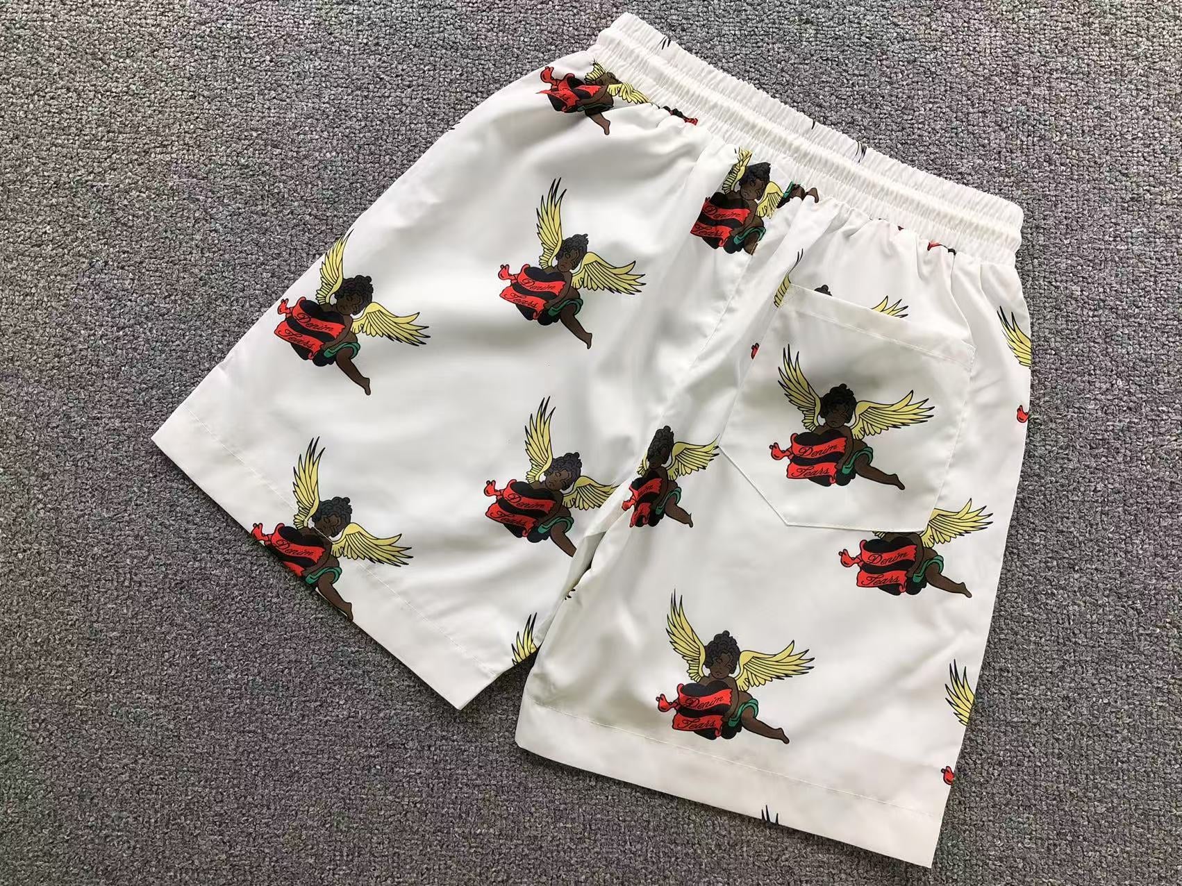 Denim Tears Cherub Vacation Set / Angel Print Set