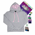 Syna Cloud Hoodie – Gris / Rosa - Original