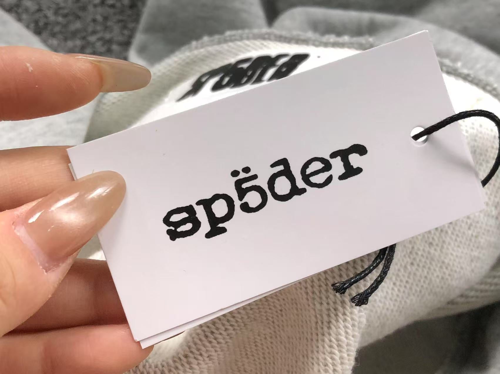 Sp5der Atlanta Full Hoodie Grey