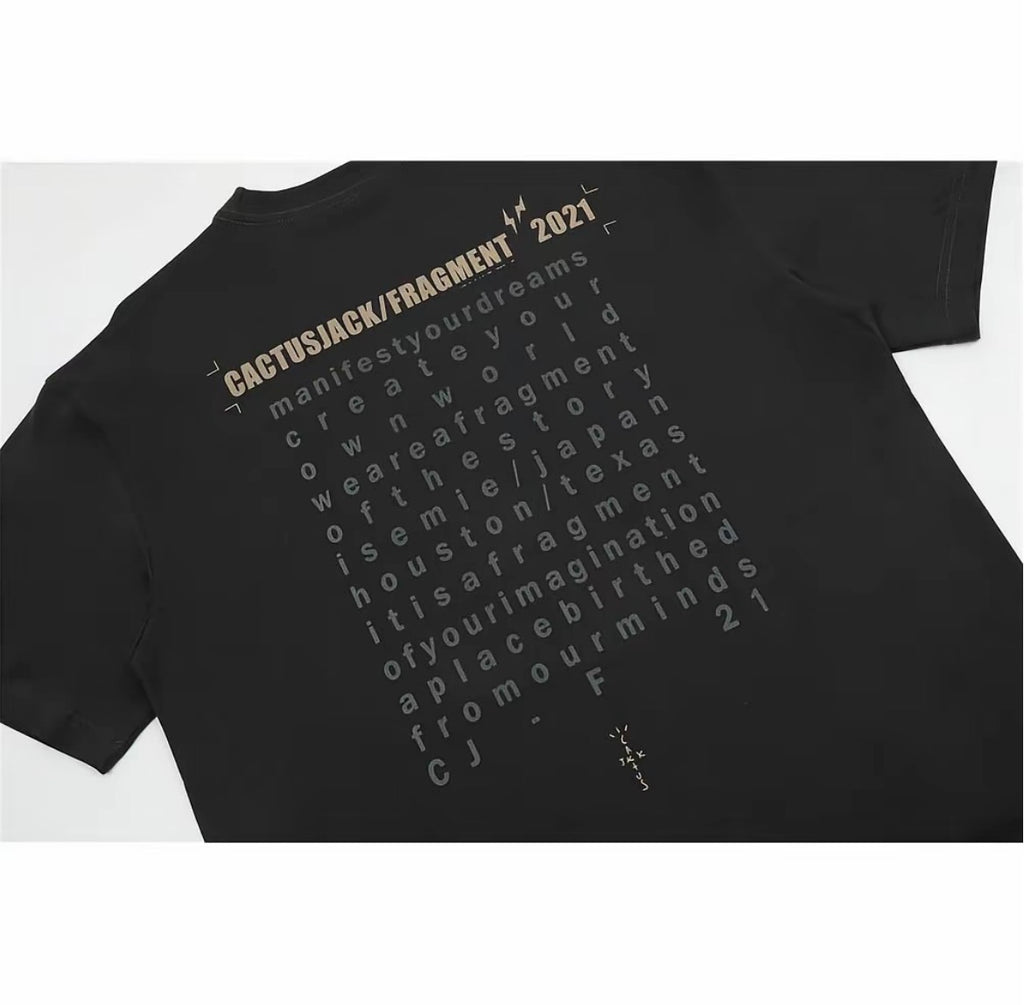 Cactus Jack x Fragment Thunder Eagle Tee