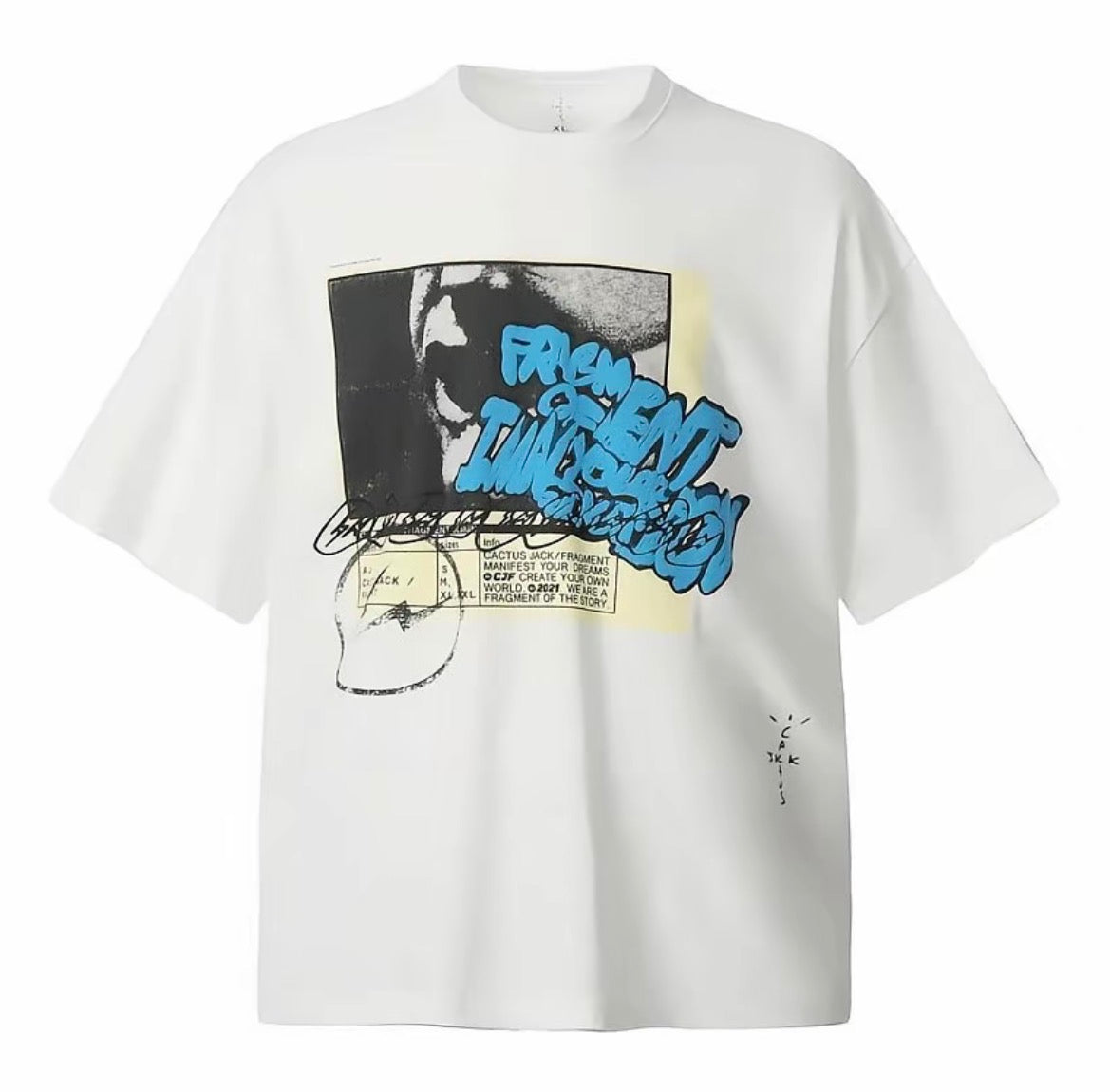 Cactus Jack x Fragment Chain Logo Tee