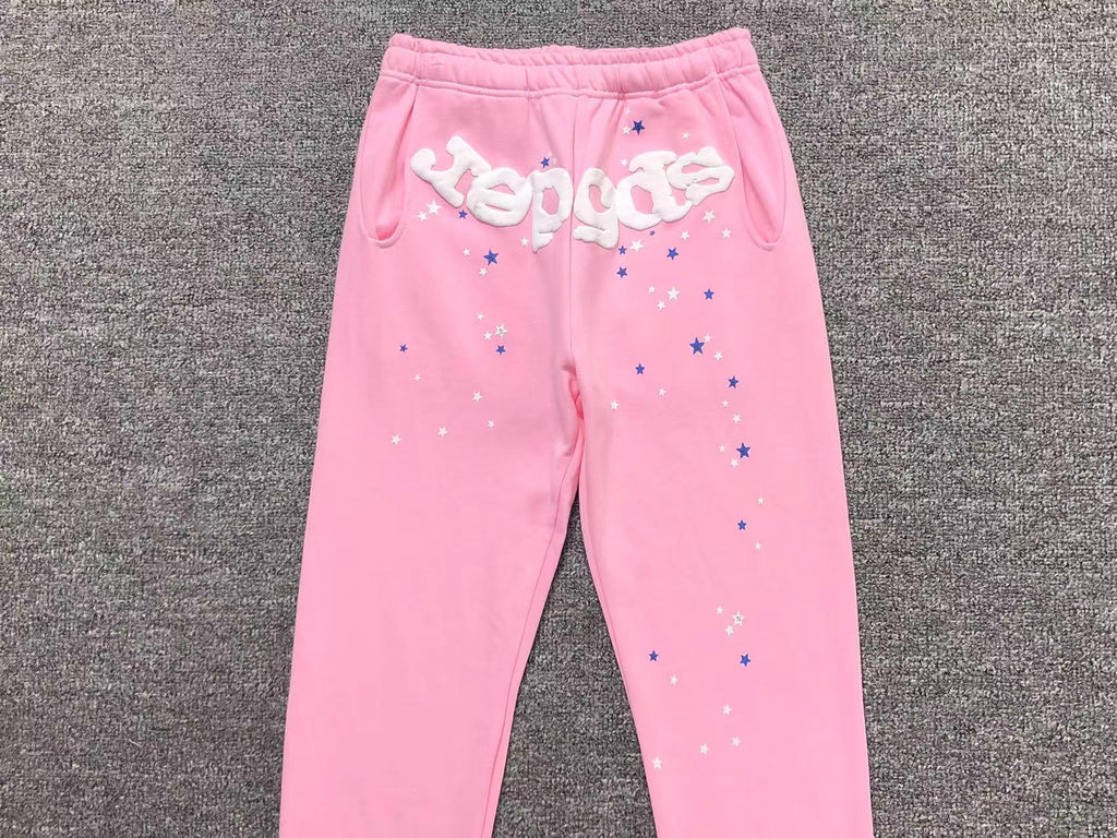 Sp5der Atlanta Pink Stars Jogger