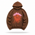 Sp5der Worldwide Web Hoodie Brown