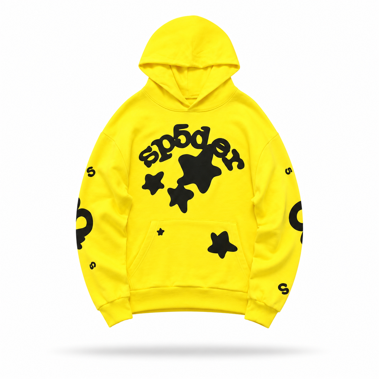 Sp5der Beluga Hoodie Yellow / Onyx