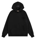Essential Hoodie “Midnight Black” - Black