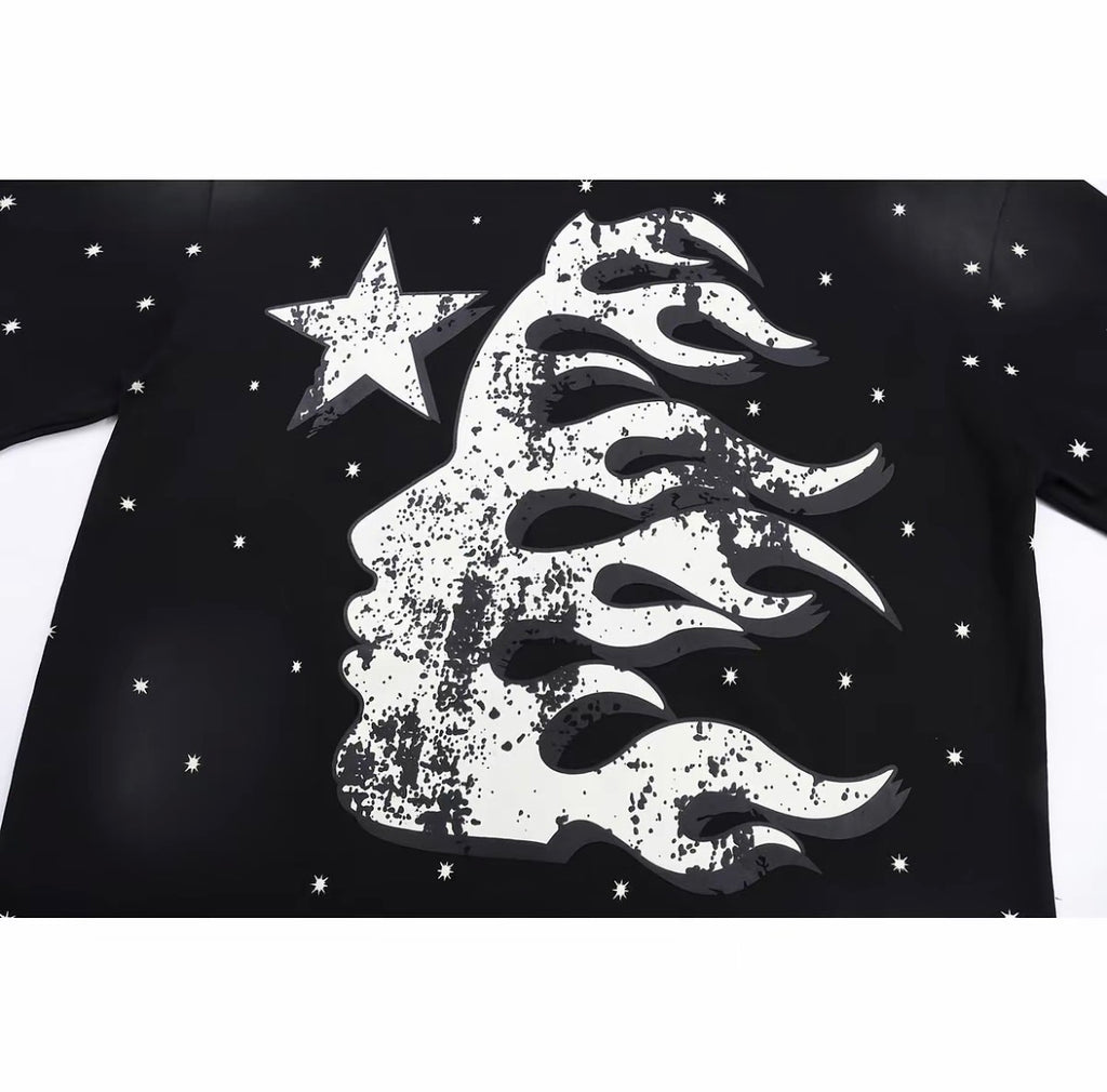 Hellstar "Path to Paradise" All-Over Star Print Tee