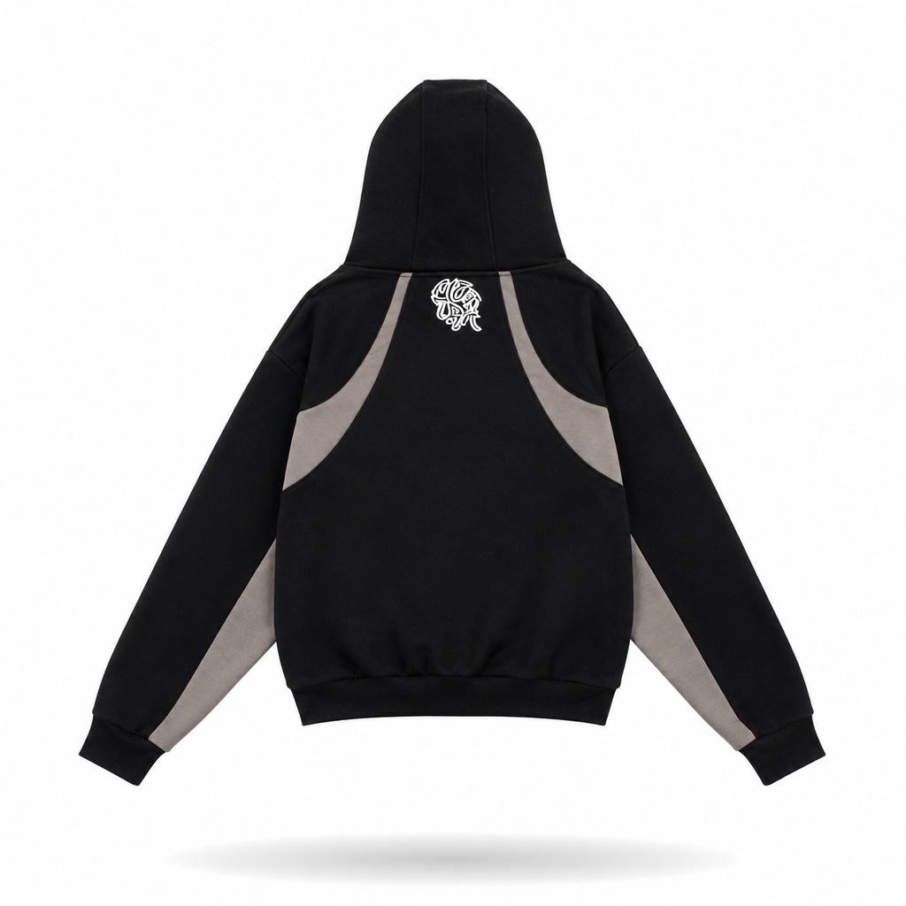 Velocity Contrast Panel Hoodie