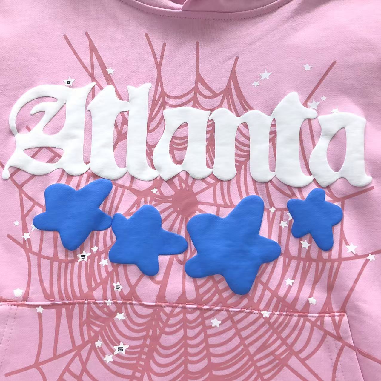 Sp5der Atlanta Hoodie Pink