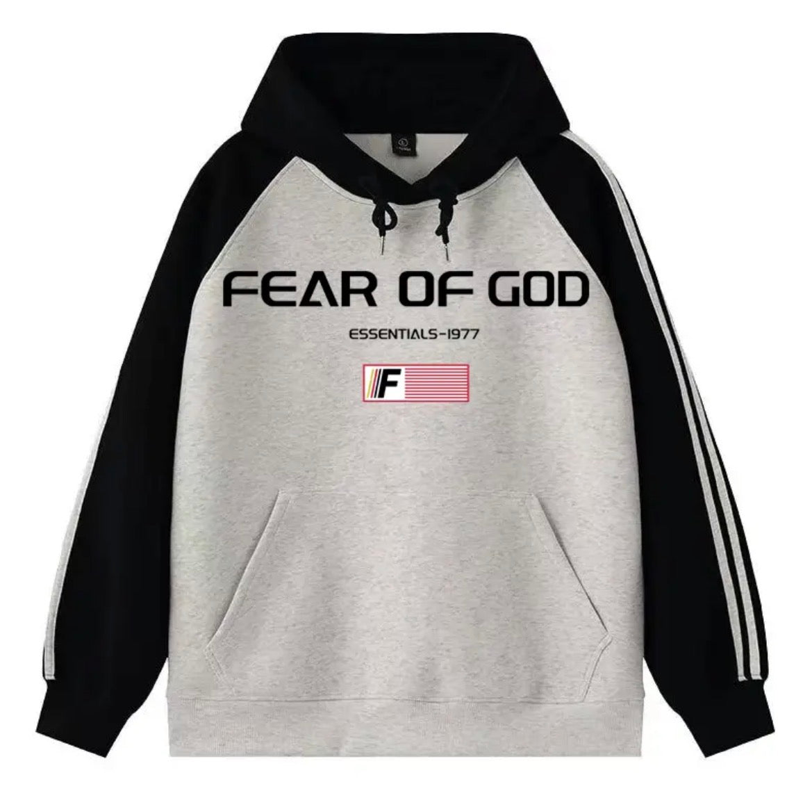 Fear of God Essentials Hoodie — Navy/Grey (Classic) - Original