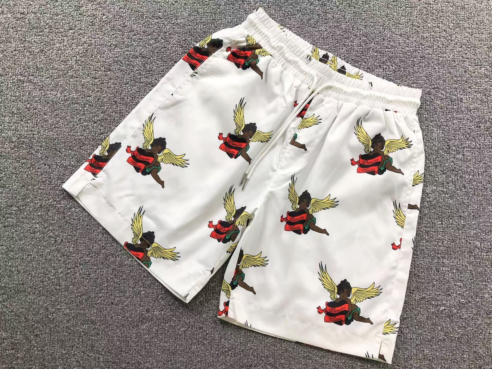 Denim Tears Cherub Vacation Set / Angel Print Set