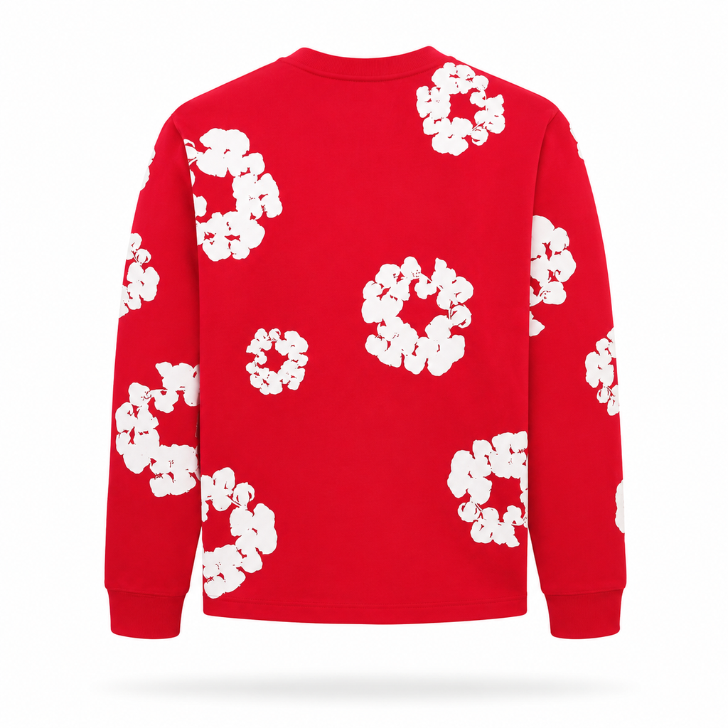 Camiseta Denim Tears Wreath Roja