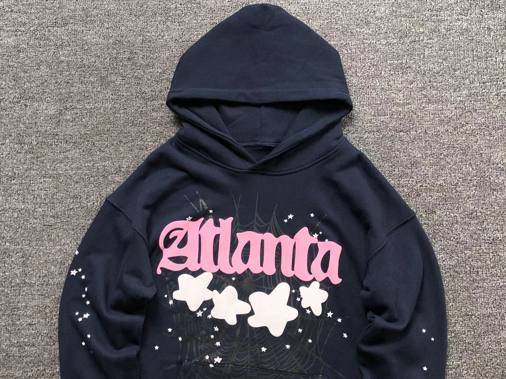 Sp5der Atlanta Web Black Hoodie
