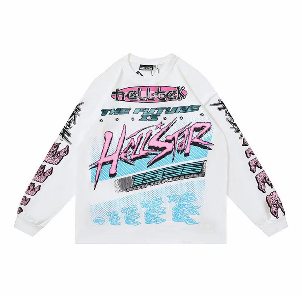 Hellstar HellTek Hoodie – White