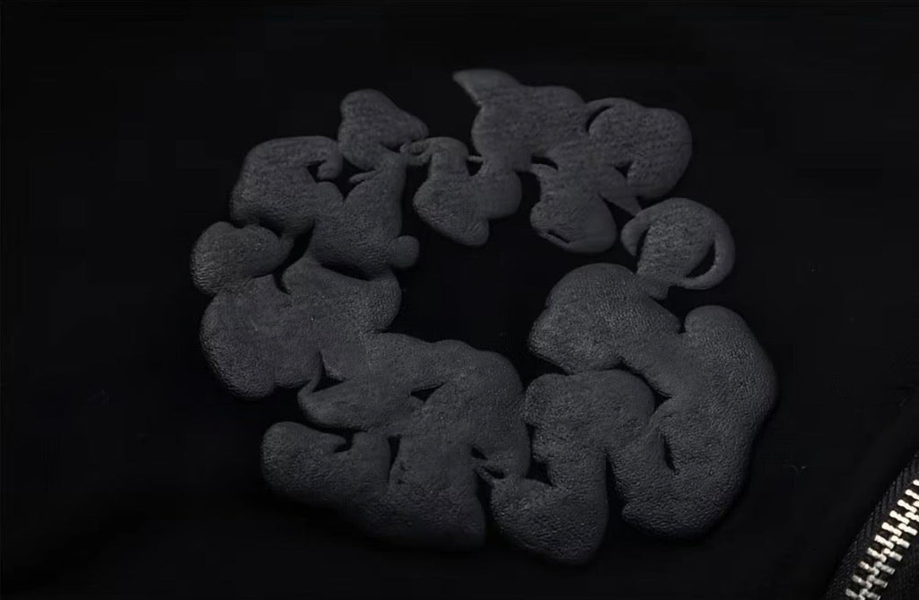 Denim Tears Midnight Wreath Hoodie – Black - Original