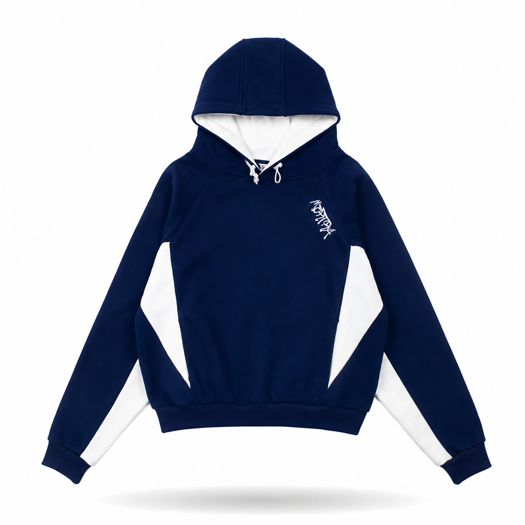 Velocity Contrast Panel Hoodie