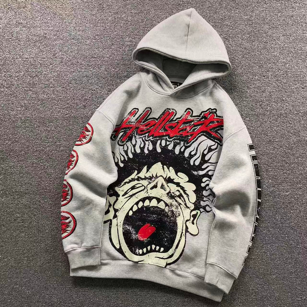 Hellstar Records 1996 Hoodie Grey