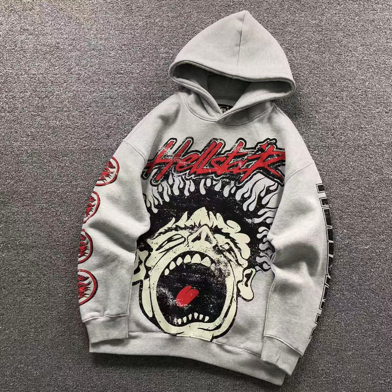 Hellstar Records 1996 Hoodie Grey