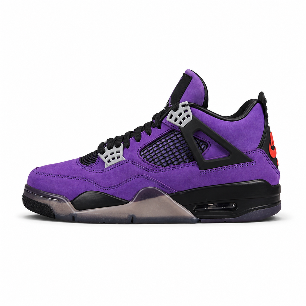 Jordan Retro 4 Travis Scott Violeta