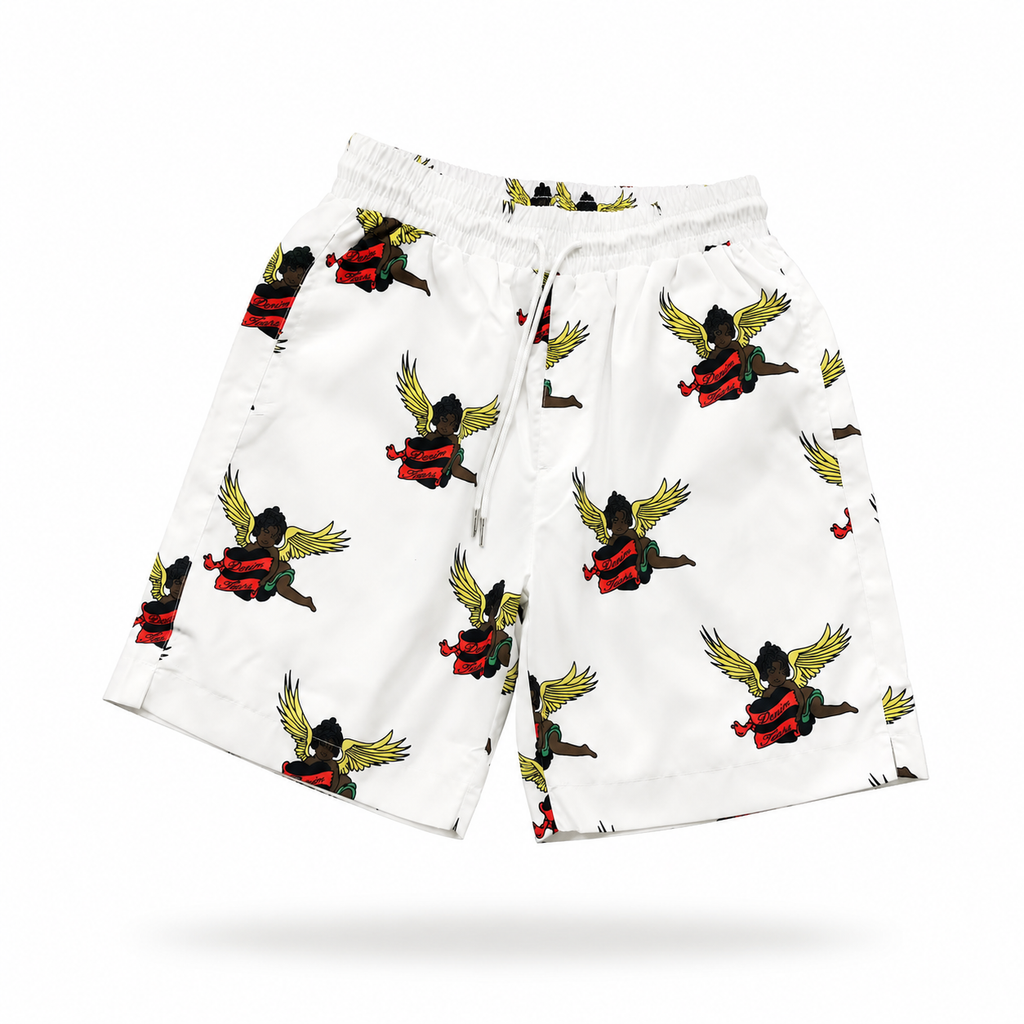 Denim Tears Cherub Vacation Set / Angel Print Set