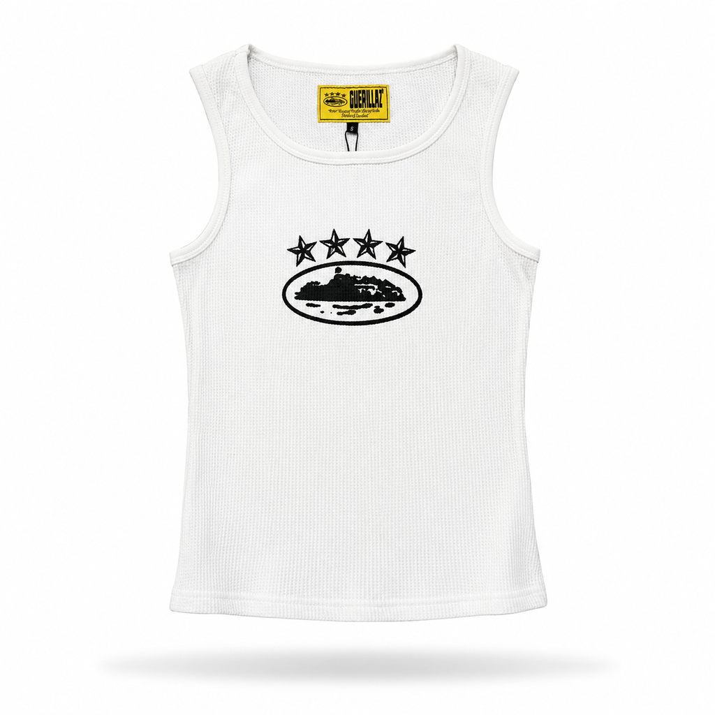 Corteiz Alcatraz Rib Tank Top