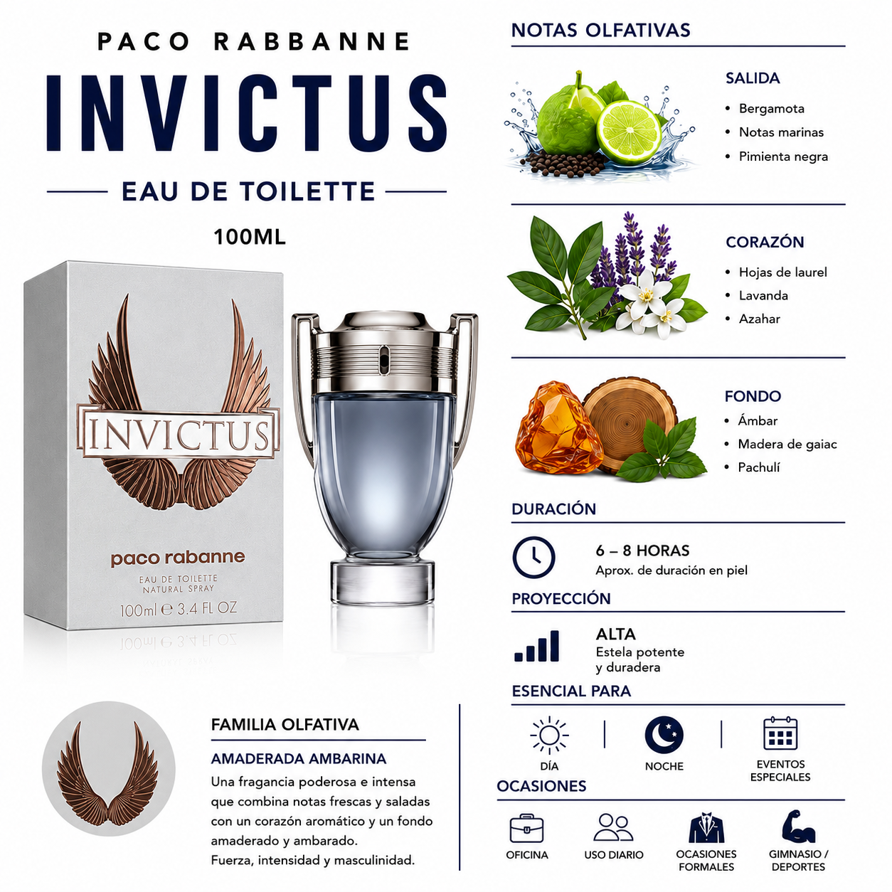 Paco Rabbane Invictus - EAU de Parfum
