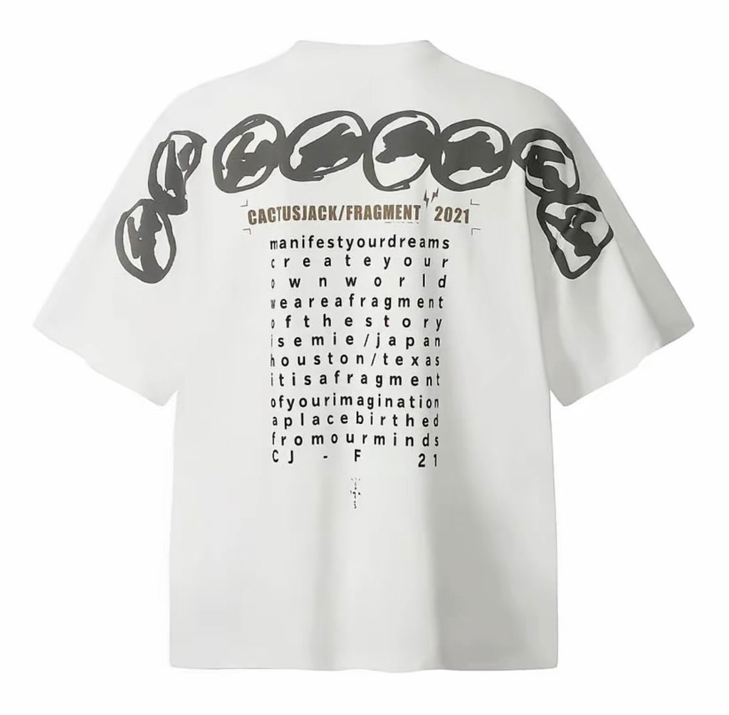Cactus Jack x Fragment Chain Logo Tee
