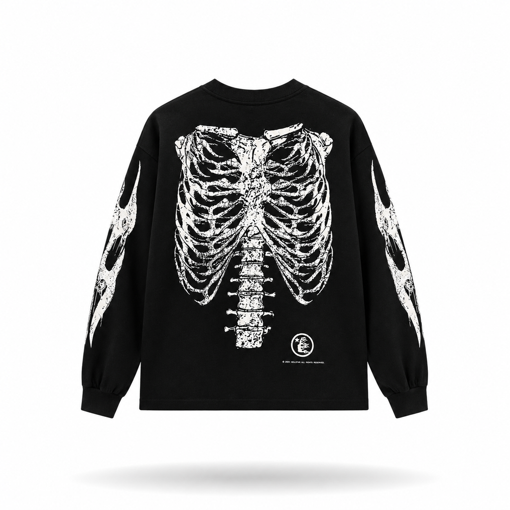 Hellstar Skeleton Long Sleeve Black