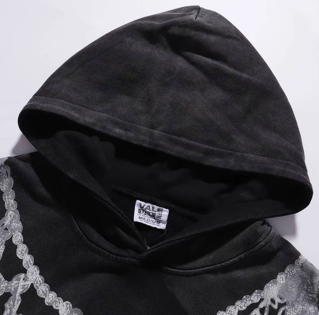 VALE FOREVER “VALLEY 97” HOODIE BLACK