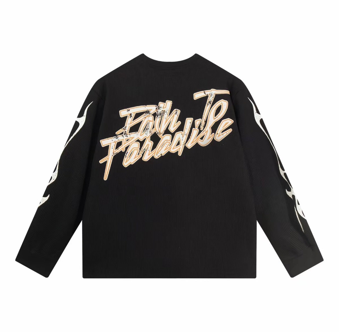 Hellstar Classic Logo Waffle Knit Tee — Black