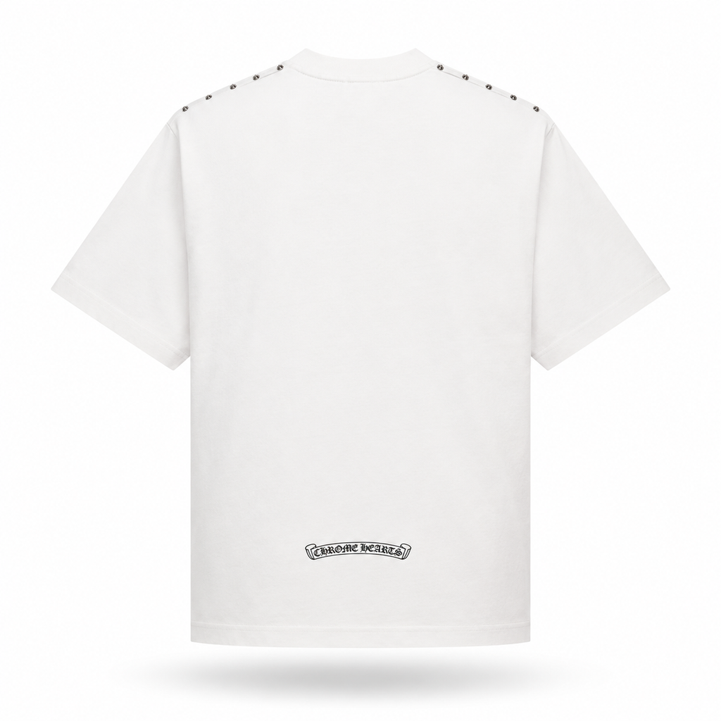 Camiseta Chrome Hearts Arc Banner - Blanca