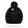 Nike Tech Fleece Full Zip - Black