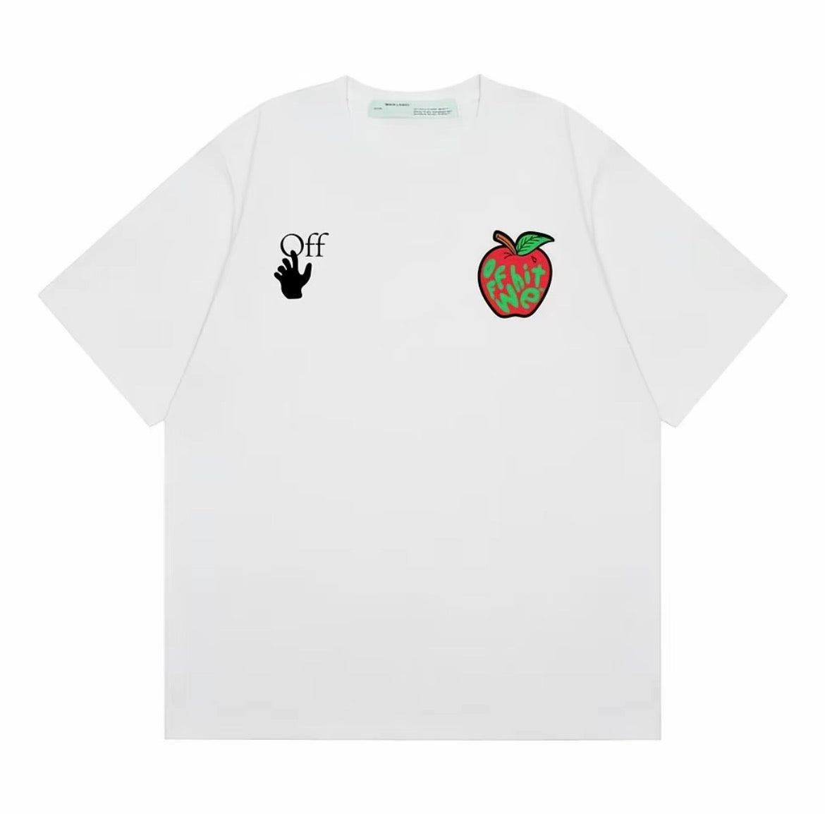 Off-White Apple Arrow Print Tee - White
