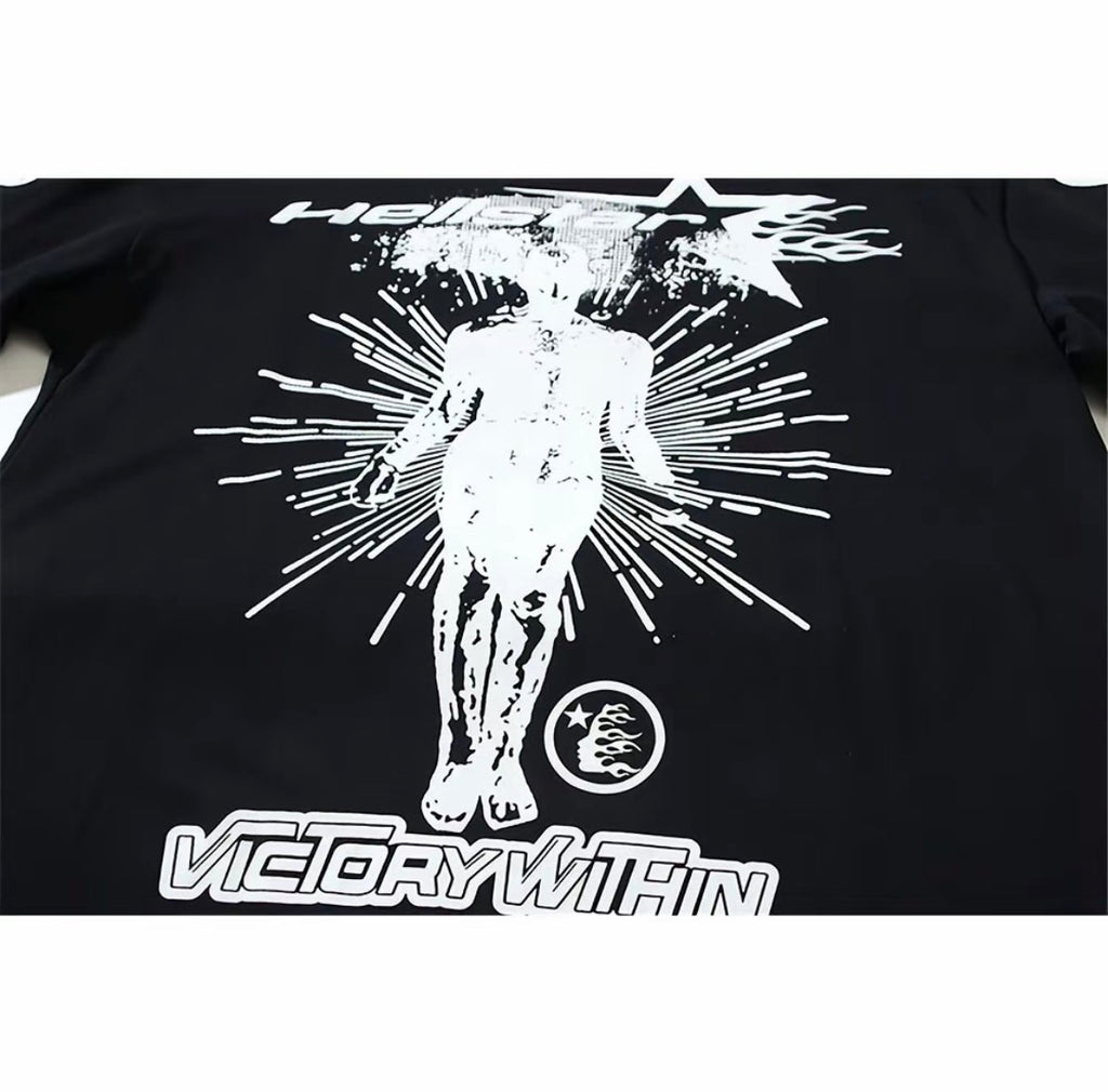 Hellstar "Victory Within" Vintage Long Sleeve — Black