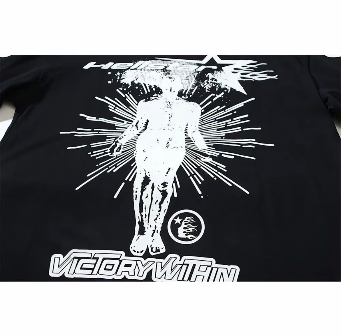 Hellstar "Victory Within" Vintage Long Sleeve — Black