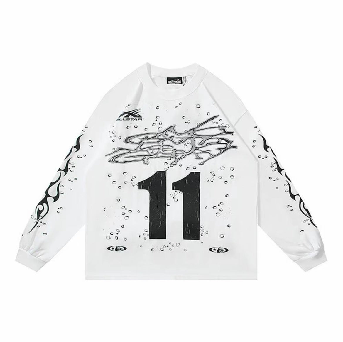 Hellstar No.11 Hoodie – White