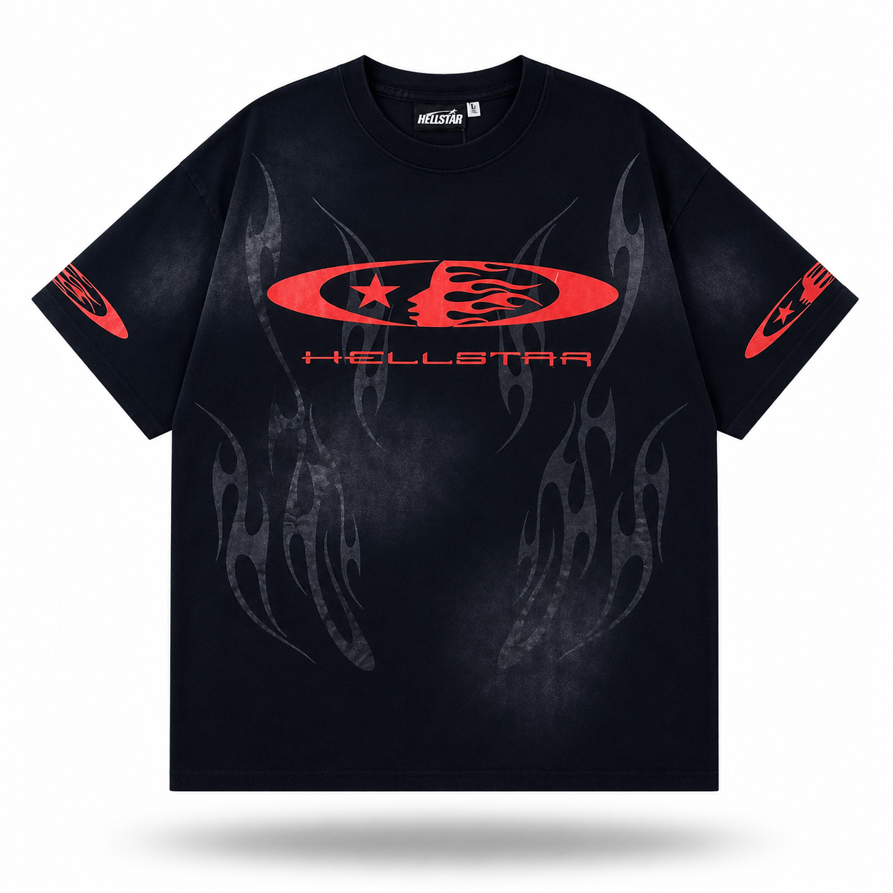 Hellstar Oval Flame Capsule Tee