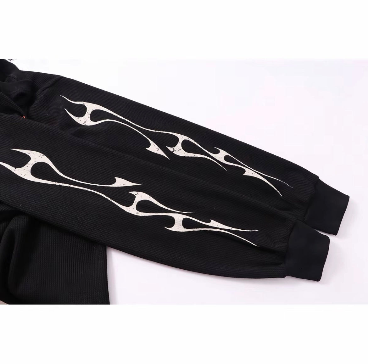 Hellstar Classic Logo Waffle Knit Tee — Black