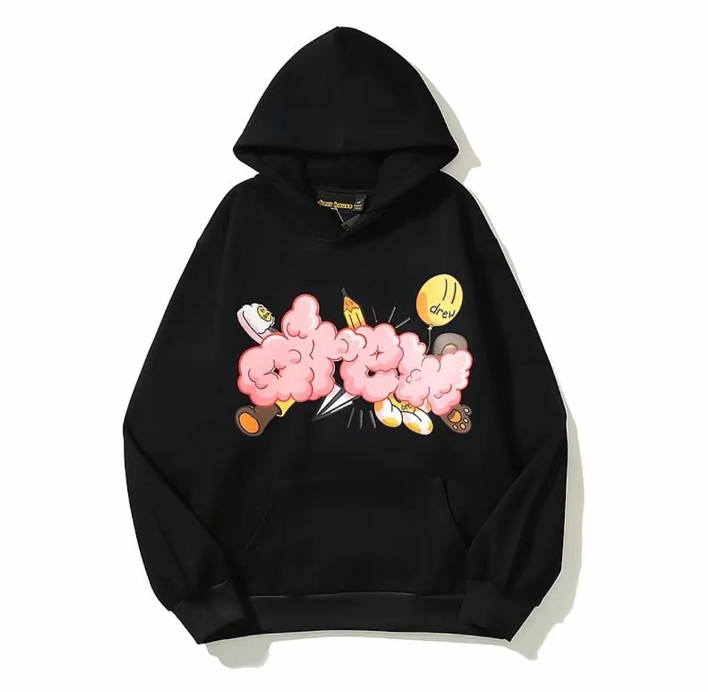 Drew House Deconstructed Mascot Hoodie - Black