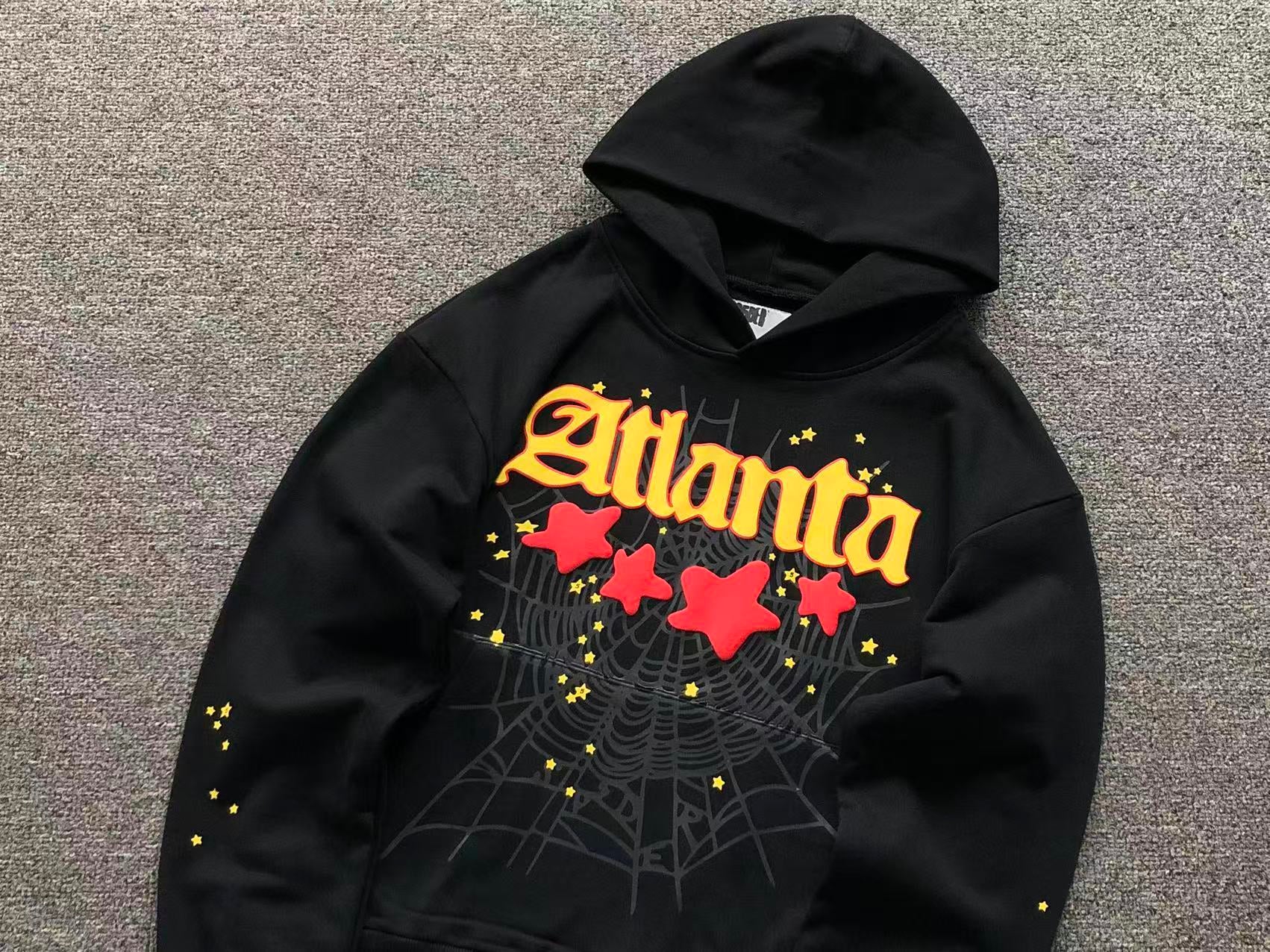Sudadera Sp5der Atlanta Black