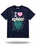 Sp5der "I Love Sp5der" Heart Tee / Navy