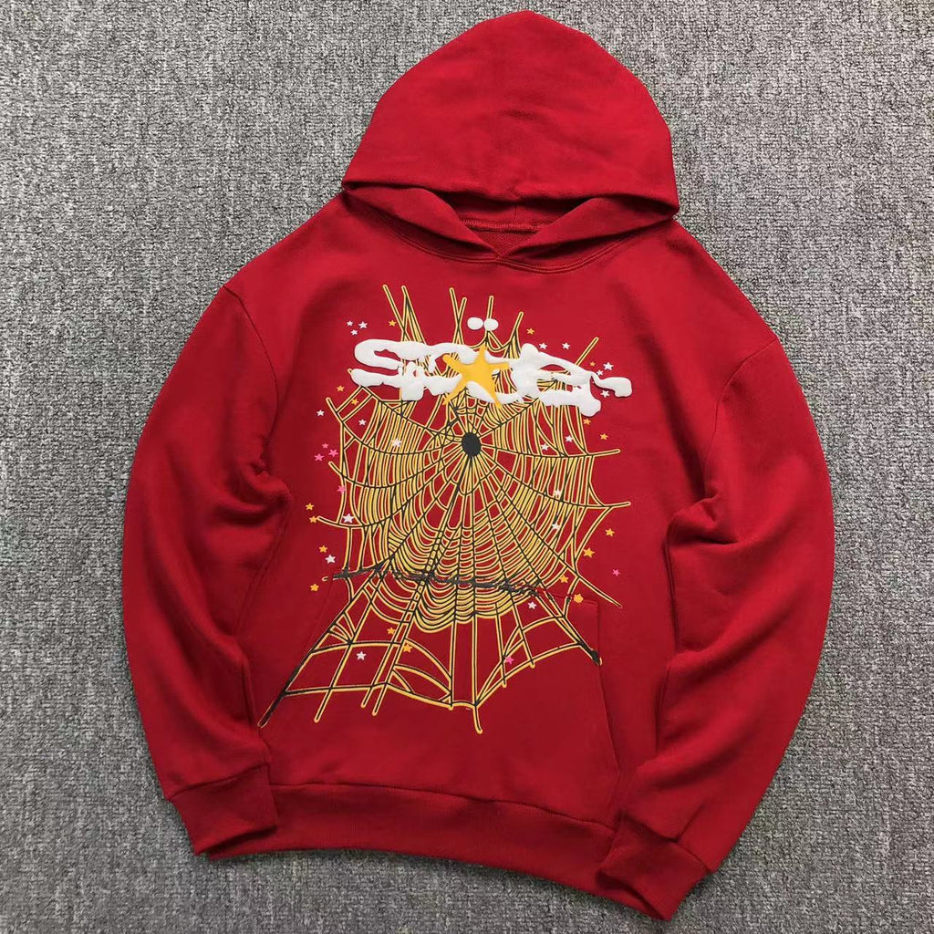 Sp5der OG Web Hoodie Red