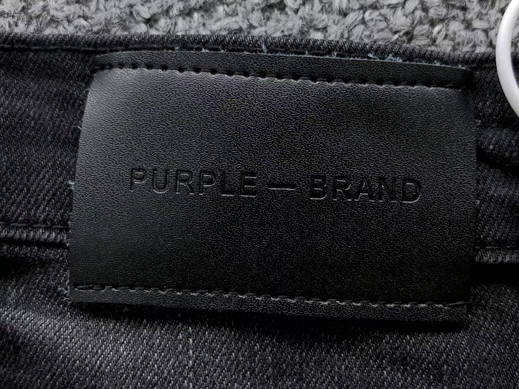 Purple Brand P001 Black Multi Paint Distressed Jeans