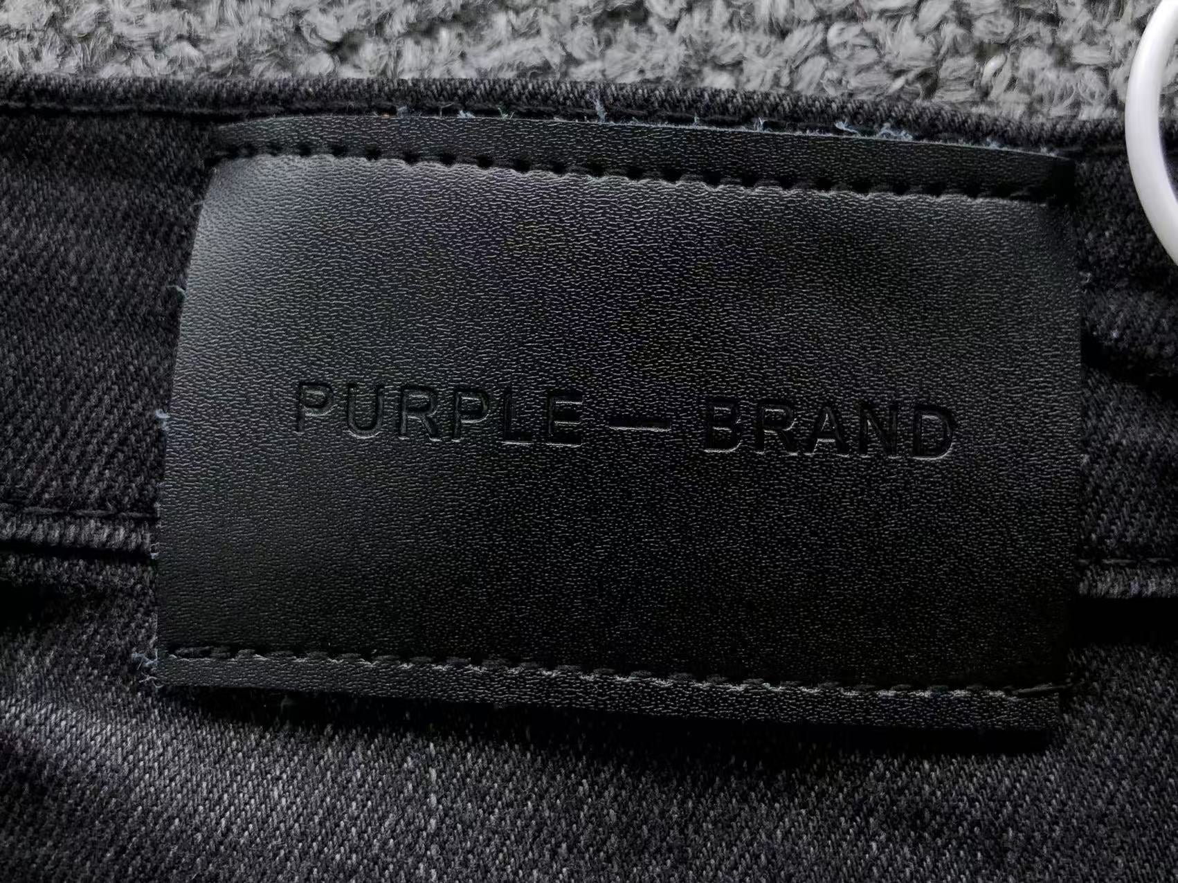 Purple Brand P001 Black Multi Paint Distressed Jeans
