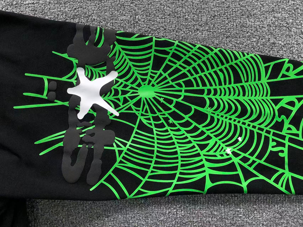 Sp5der Star OG Web V2 Sweatpants 'Slime Green'